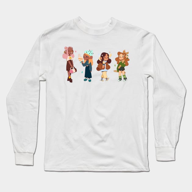 Dessert ladies Long Sleeve T-Shirt by MaiType